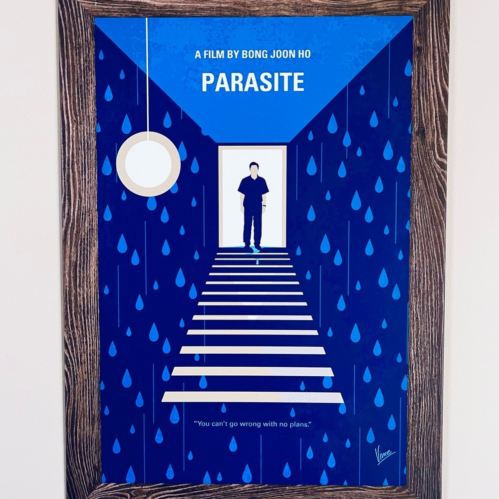 Parasite - Minimalist Steel Poster